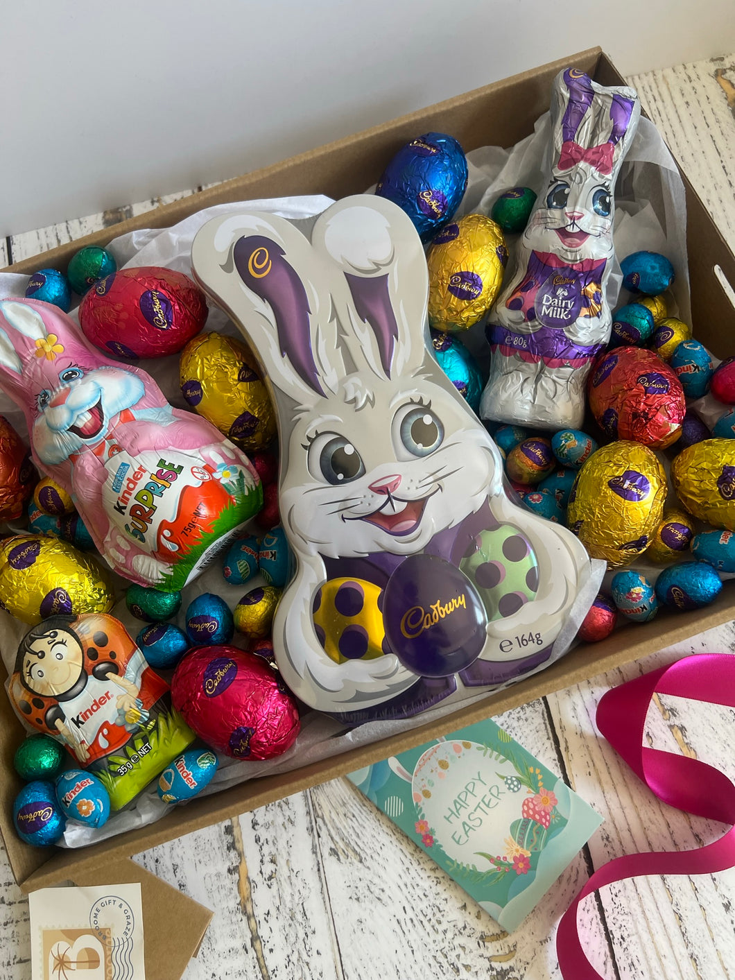 Easter Treats Gift Box - Medium - Pink