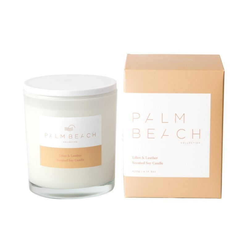 Lilies and Leather - Palm Beach Collection Standard Candle 420g