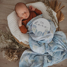 Load image into Gallery viewer, Snuggle Hunny Kids - Organic Cotton Muslin Wrap - Even Tide

