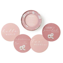 Load image into Gallery viewer, Snuggle Hunny Kids - Reversible Milestone cards - Daisy
