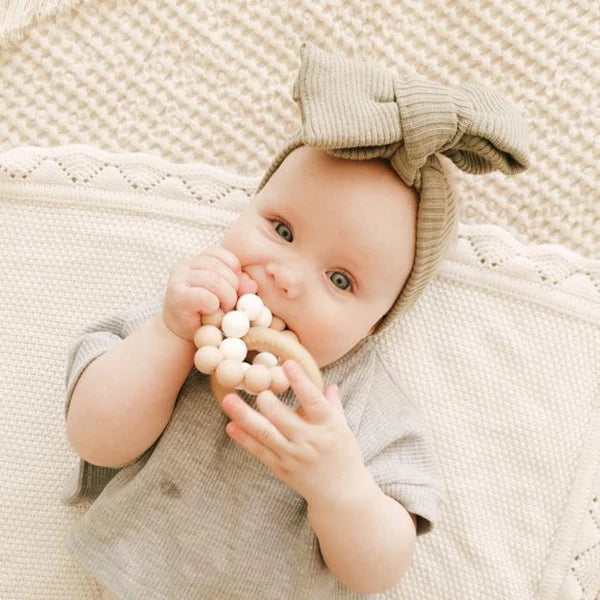 OB Designs Eco Friendly Teether Toy - Blush