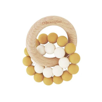 OB Designs Eco Friendly Teether Toy - Tumeric